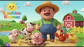 Old MacDonald Had a Farm 🐮 Animal Sounds Song Sunshine Rhymes