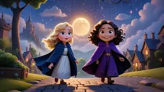 Two Flying Brooms Zoom Through the Sky | Counting Song for Kids | Nursery Rhymes and Baby Songs