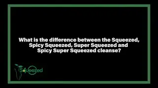 Squeezed cleanse differences