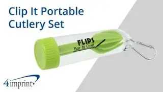 Clip It Portable Cutlery Set from 4imprint