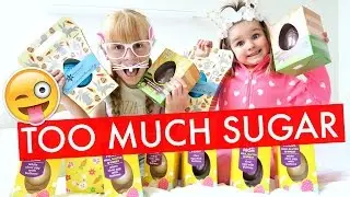 HEADBUTTING Easter Eggs!? *sugar high madness* | Family Fizz