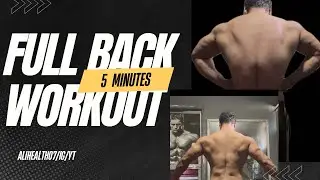 5 Min back bursting workout |Begineers |