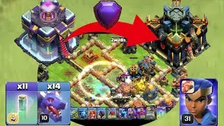 Th15 vs Th17 Dragon Attack in Legend League (coc)(March Day 1)