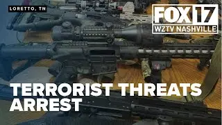 Man charged with making terrorist threats in Loretto, Tennessee