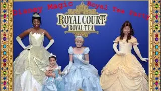 Royal Tea Party on board the Disney Magic Cruise Ship!