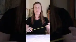 How to measure out a straight line on your fabric!