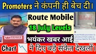 route mobile share crash | route mobile share latest news today 🔥 route mobile share latest news