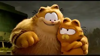 Garfield finally boards a train 😺 😰🚉🚋  | The Garfield Movie 🐱 |