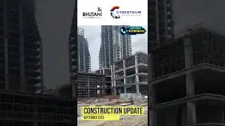 Bhutani Cyberthum Construction Update September 2023 #commercialproject #realestate #bhutanigroup