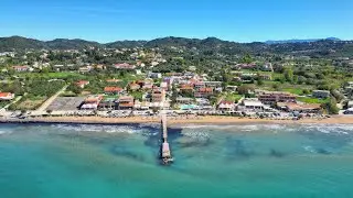 Corfu, Greece 4K Drone - Arillas Beach