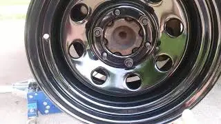 eBay vision 85 15x8 6x5.5 steel wheel review