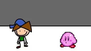 Fnf challeng-Edd end mix but my OCs and Kirby sings it