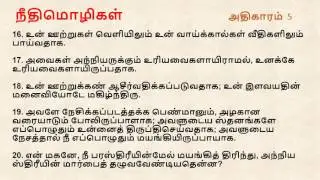Proverbs Chapter 5 I Tamil Audio Bible
