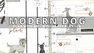 PLAN WITH ME | MODERN DOG | MINI HAPPY PLANNER