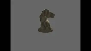 SDFEditor test recording chess piece horse wooden material