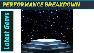 Amazing 10x20ft LED Star Sky Cloth Backdrop