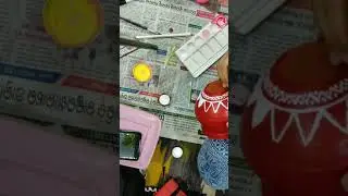 DIY POT PAINTING inspired by Warli Art(Ancient Indian Art) #potpainting #warliart #bajredasitta😄