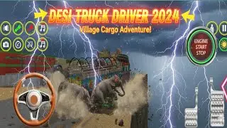 Desi Truck vs Angry Elephant: Kya Hum Bach Payenge? 😰 Animals Cargo Truck Simulator 