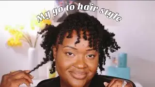 My go to hair style weekend with friend date night /Naturalroxxy