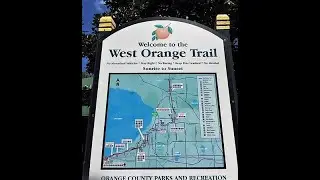 Riding The West Orange Bike Trail -  Winter Garden Florida