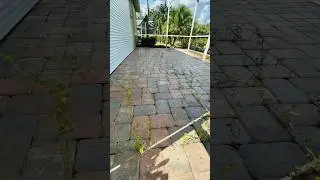 Paver Transformation in Herons Glen of North Fort Myers | #beforeandafter AAA Pressure Washing