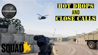 SQUAD 1.0 || HELICOPTER || HOT DROPS || CLOSE CALLS || 50V50