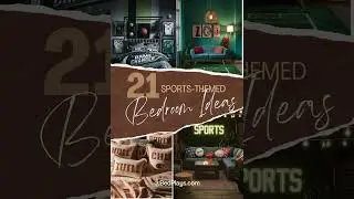 21 Sports Themed Bedroom Ideas 🏃🏻🏆⚽🏀🎾🏐🏈⚾ - #BedPlays