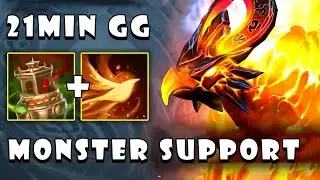 How To Play Monster Support Phoenix Counter Pick PA | Guides Gameplay - Dota 2 7.25