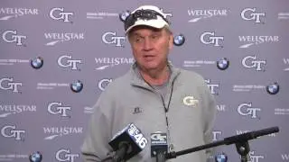 TaxSlayer Bowl: Coach Johnson post-practice (Dec 19)