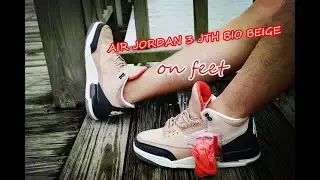 AIR JORDAN 3 JTH BIO BEIGE [ON FEET]