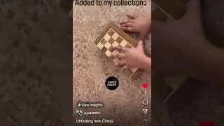 Unboxing my new chess board