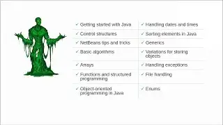 Easy-to-follow #Java programming - Course summary