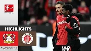 Wirtz Leads To Win! | Bayer 04 Leverkusen - FC St. Pauli 2-1 | Highlights | Matchday 13 &ndash; Bundesliga