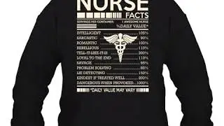 Nurse Facts|Daily Value May Vary Custom T Shirt For Nurses