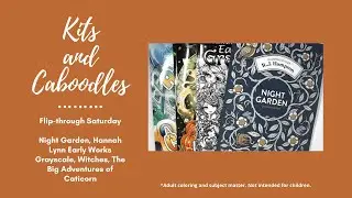 Flip-through Sat - Night Garden, Hannah Lynn Early Works GS, Witches,  Big Adventures of Caticorn