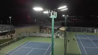 Carriage Club Tennis Court Lighting Project - LED Direct