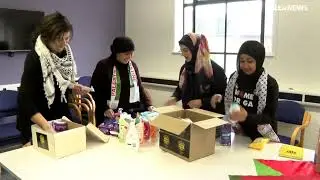 #WomenForGaza: Women who sent period pads to women in #Gaza (ITV Central News) | ISRA UK