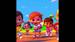 Head, Shoulders, Knees and Toes | Action Song for Kids | Ak Tree School Animation