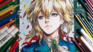 Drawing Violet Evergarden (fan art) | ヴァイオレット・エヴァーガーデン