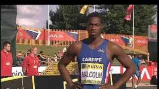 Toby Sandeman wins Gold in 200m - Heats and Final of the 2009 Uk World Athletic Trials
