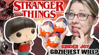 KINDER JOY z STRANGER THINGS 🕰 ZNIEKNIĘCIE WILLA BAYERSA #strangerthings #kinderjoy #kinder