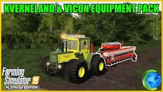 FS19 | Kverneland & Vicon Equipment Pack | Live Stream First Look