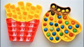 Satisfying Video - DIY Toys Pop it Short compilation - Fidget Trading All M&M Pop it Toy