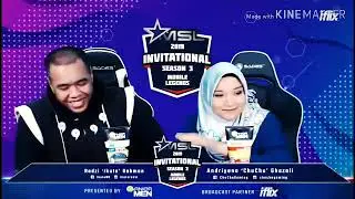 HAYABUSA ONIC UDIL MANIAC! ONIC VS BTR MSL SEASON 3 MOBILE LEGEND MATCH 1