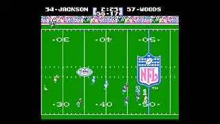 NES Tecmo Super Bowl: Bo Jackson 89-Yard TD Touchdown Run Through The Blitz OMG?  Holy Schnikes