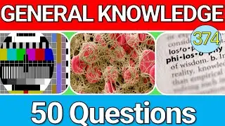General Knowledge Quiz with Answers - Can You Answer All 50 Questions Correctly?  #374🌍✨