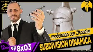 Curso de ZBrush 8x03 - ZModeler para el modelado de subdivisi&oacute;n