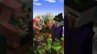 zombie piglin vs illager.