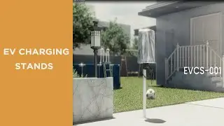Superb EV Charging Outdoor Stands with Extreme Weather Protection EVCS-001