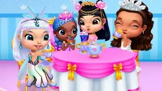 Princess enchanted castle Tutotoons games tea time 